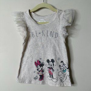 Disney Junior Minnie Oatmeal Graphic Shirt 3T